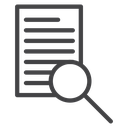 Document Magnifying Glass icon
