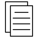 Document papers icon