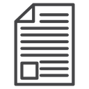 Document Photo Box Black Outline icon
