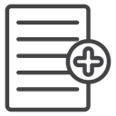 Document Plus Badge icon