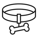 Dog collar icon