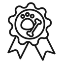 Dog competition icon
