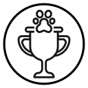 Dog competition icon