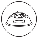 Dog food icon