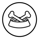 Dog food icon