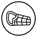 Dog muzzle icon