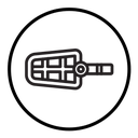 Dog muzzle icon