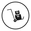 Dolly flatbed icon