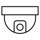 Dome CCTV Camera icon