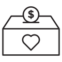 Donation box icon