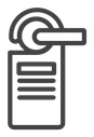 Door hanger icon