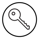 Door key icon