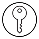 Door key icon