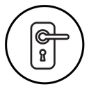 Door knob icon