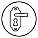 Door knob icon
