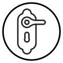 Door knob icon