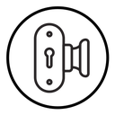 Door knob icon