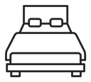 Double bed icon
