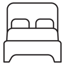 Double bed 2 icon
