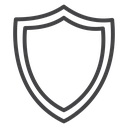 Double Outline Shield icon
