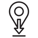 Download GPS map location icon
