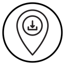 Download GPS map location icon