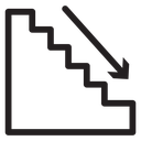 Downstairs icon
