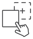 Drag and drop icon