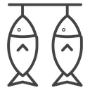 Dried fish icon
