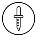 Dropper pipette icon