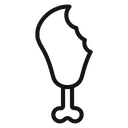 Drumstick bite 4 icon