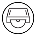 Dvd CDROM disc icon