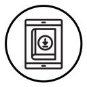 E book download icon