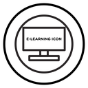 E-learning icon