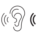 Ear vector icon