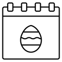 Easter Calendar icon