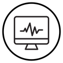 ECG monitor icon
