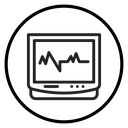 ECG monitor icon