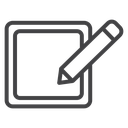Edit Black Outline icon