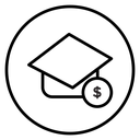 Education cost icon
