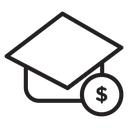 Education cost icon