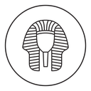 Egyptian pharaoh icon