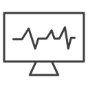 EKG monitor icon
