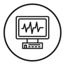 EKG monitor icon