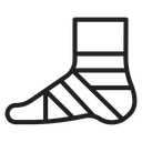 Elastic bandage icon