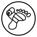Elastic bandage icon