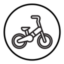 Electric bike icon