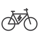 Electric bike 3 icon