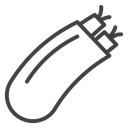 Electric cable icon