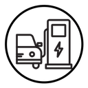 Electric Car Charging icon